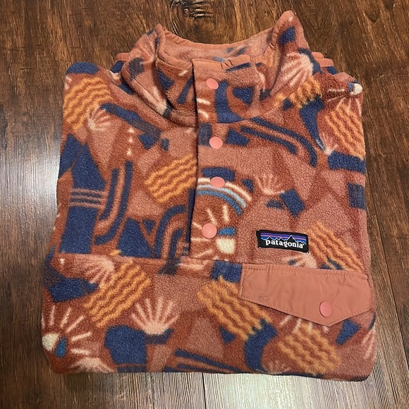 Patagonia Sweaters - Patagonia Synchilla Snap T Aztec Canyon Block Pullover